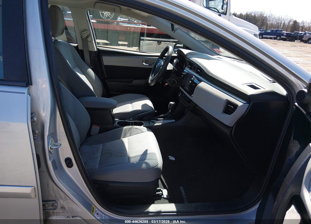 2015 TOYOTA COROLLA LE VIN: 2T1BURHE6FC350152