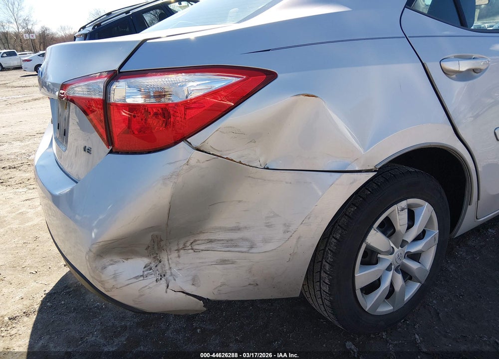 2015 TOYOTA COROLLA LE VIN: 2T1BURHE6FC350152
