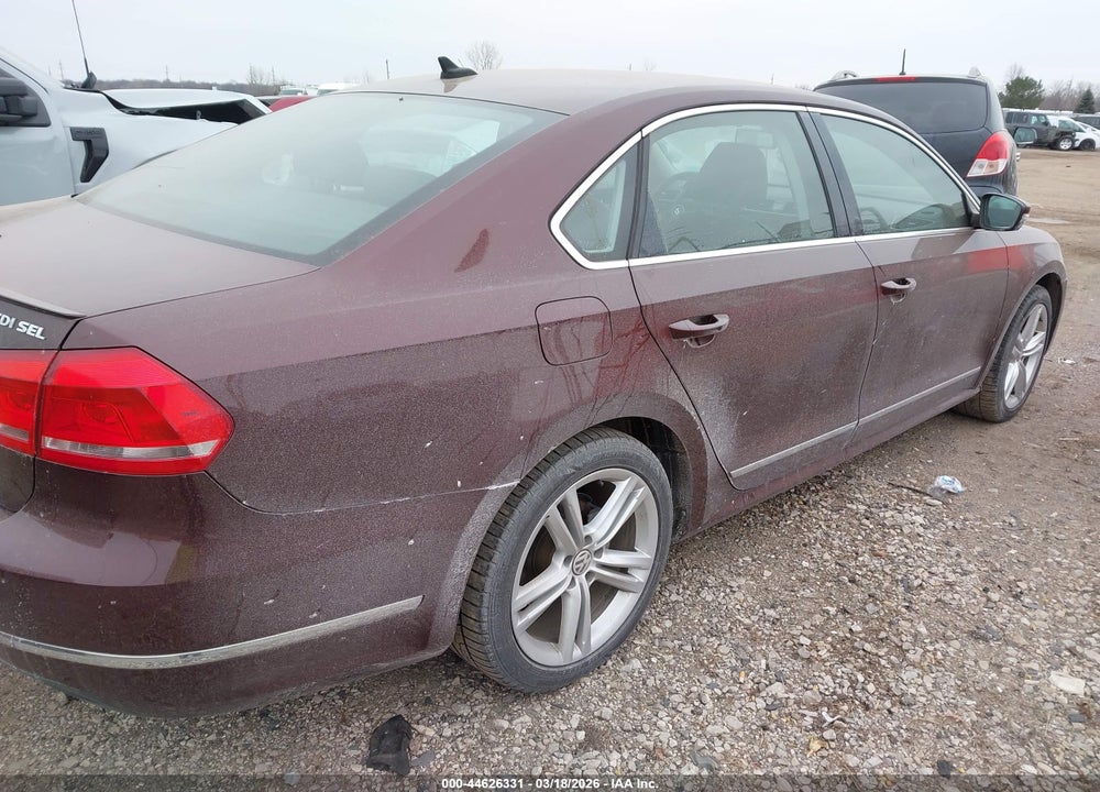2014 VOLKSWAGEN PASSAT 2.0L TDI SEL PREMIUM VIN: 1VWCN7A35EC014706