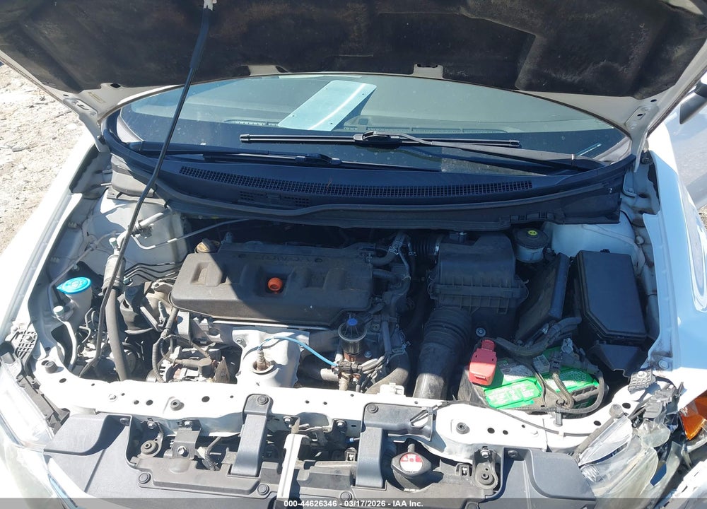 2012 HONDA CIVIC LX VIN: 19XFB2F59CE391437