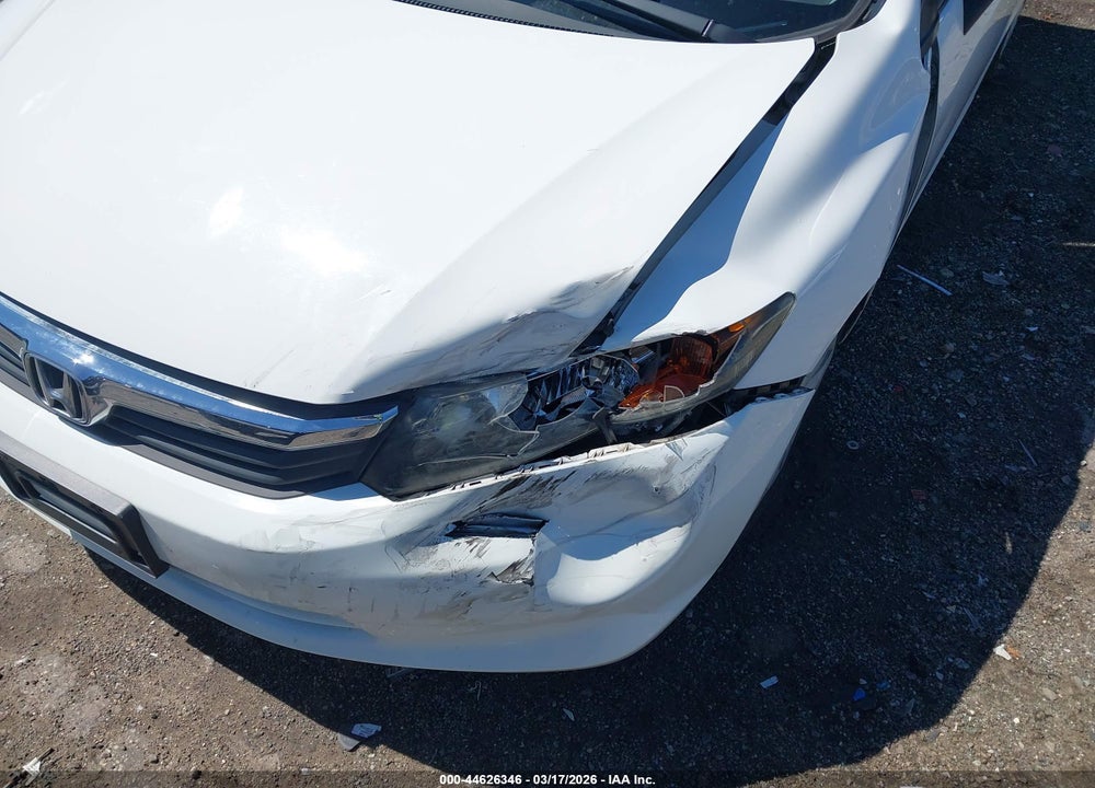 2012 HONDA CIVIC LX VIN: 19XFB2F59CE391437