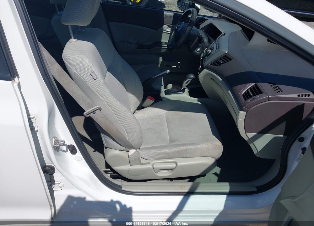 2012 HONDA CIVIC LX VIN: 19XFB2F59CE391437