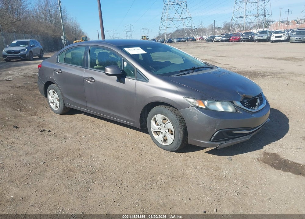 2013 HONDA CIVIC LX VIN: 19XFB2F53DE201410