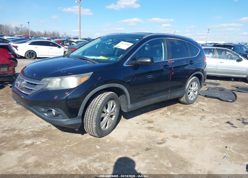 2013 HONDA CR-V EX-L VIN: 2HKRM4H75DH615365