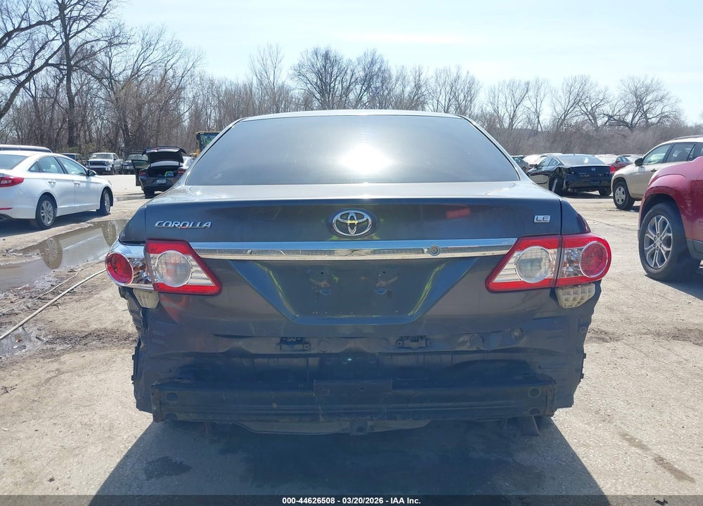 2011 TOYOTA COROLLA LE VIN: JTDBU4EE8B9133726