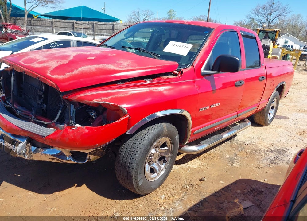2002 DODGE RAM 1500 ST VIN: 3D7HA18N32G188300
