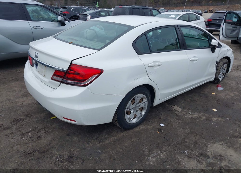 2014 HONDA CIVIC LX VIN: 2HGFB2F50EH538009