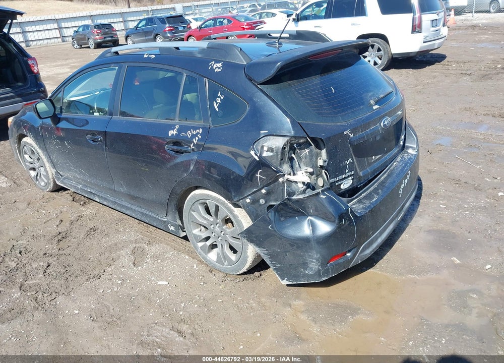 2013 SUBARU IMPREZA 2.0I SPORT LIMITED VIN: JF1GPAU65D2801442