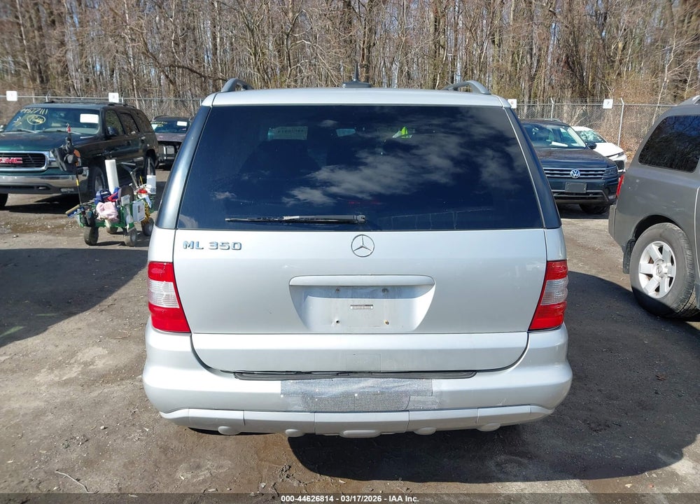 2004 MERCEDES-BENZ ML 350 4MATIC VIN: 4JGAB57E34A505460