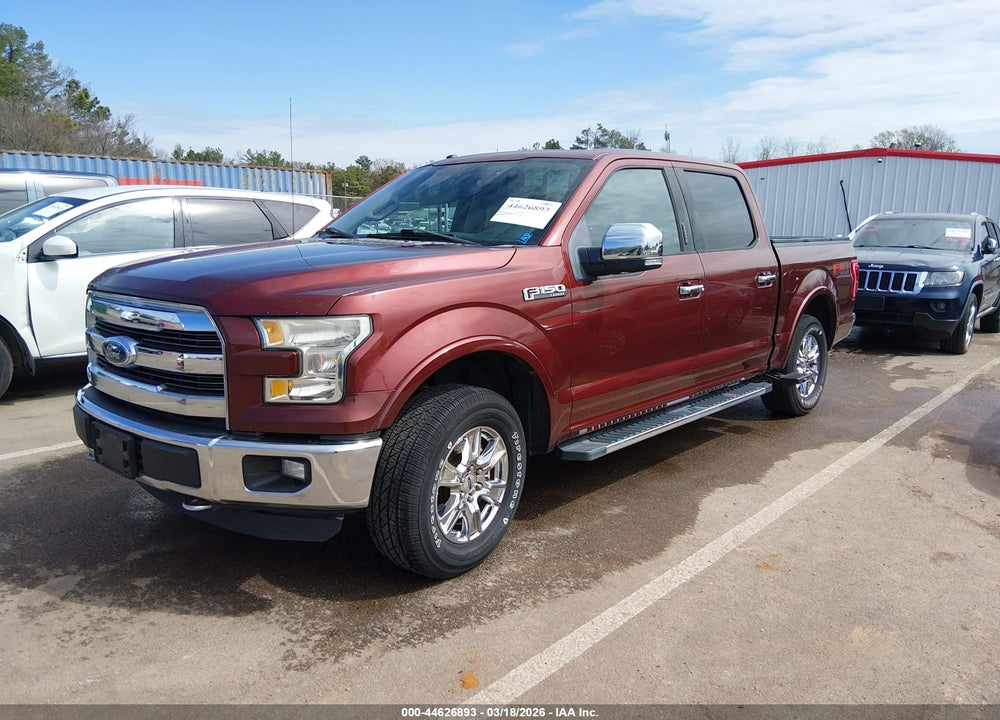 2016 FORD F-150 LARIAT VIN: 1FTEW1EF2GKF90322