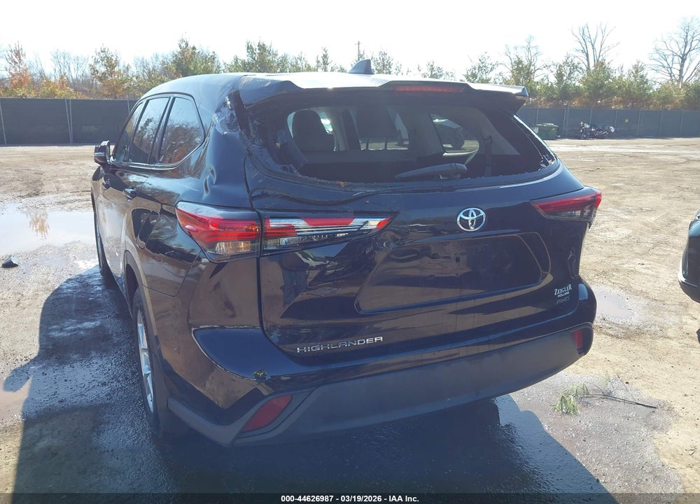 2022 TOYOTA HIGHLANDER L VIN: 5TDCZRBH9NS204665