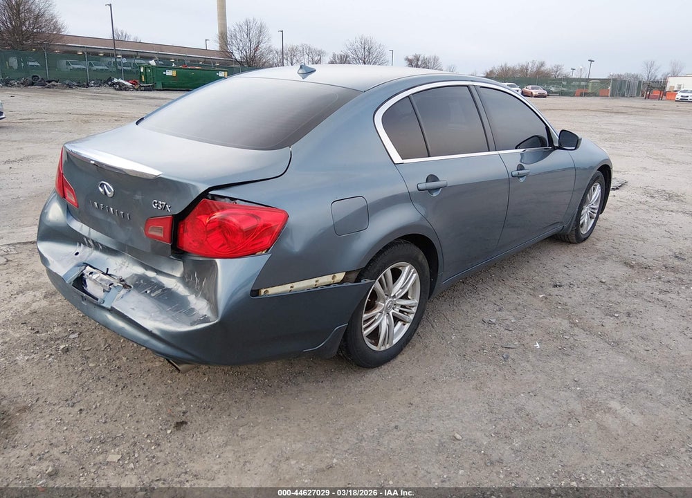 2010 INFINITI G37X VIN: JN1CV6AR3AM458000