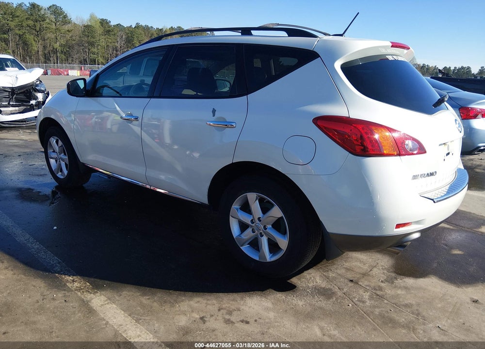 2009 NISSAN MURANO SL VIN: JN8AZ18U89W021023