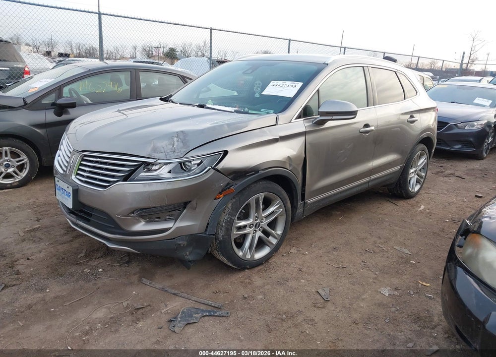 2017 LINCOLN MKC RESERVE VIN: 5LMTJ3DH2HUL32188