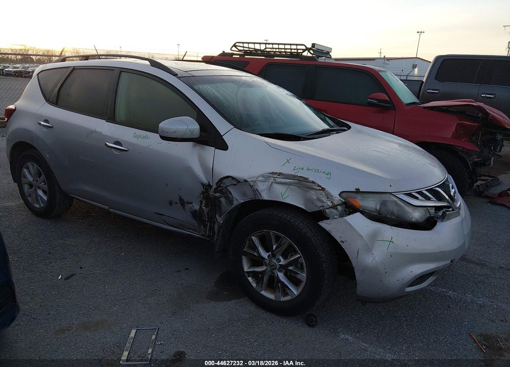 2013 NISSAN MURANO SL VIN: JN8AZ1MU3DW203470