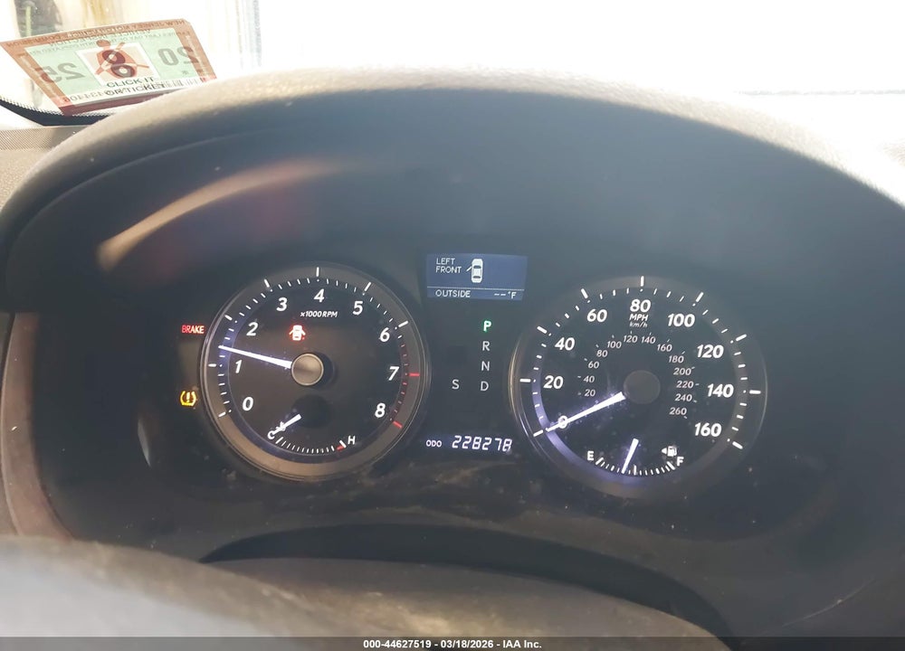2011 LEXUS ES 350 VIN: JTHBK1EGXB2439436