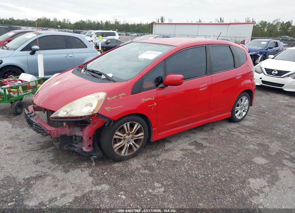 2010 HONDA FIT SPORT VIN: JHMGE8H46AC032424