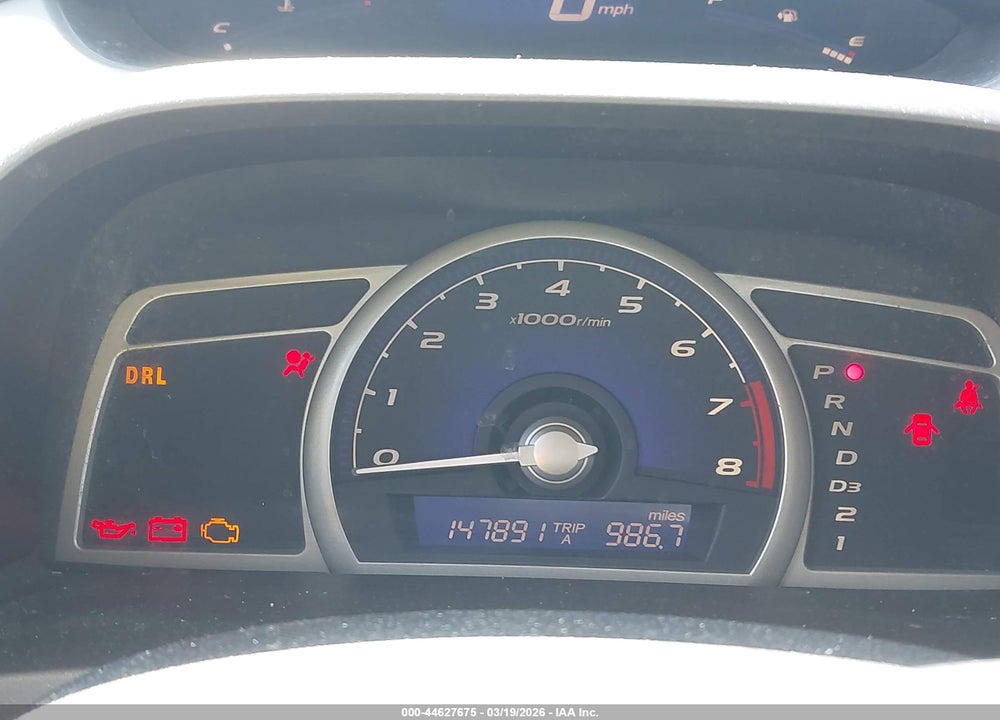 2010 HONDA CIVIC LX VIN: 19XFA1F59AE032597