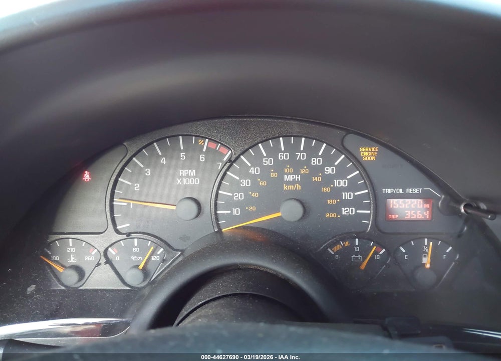 2002 PONTIAC FIREBIRD VIN: 2G2FS22K022127822