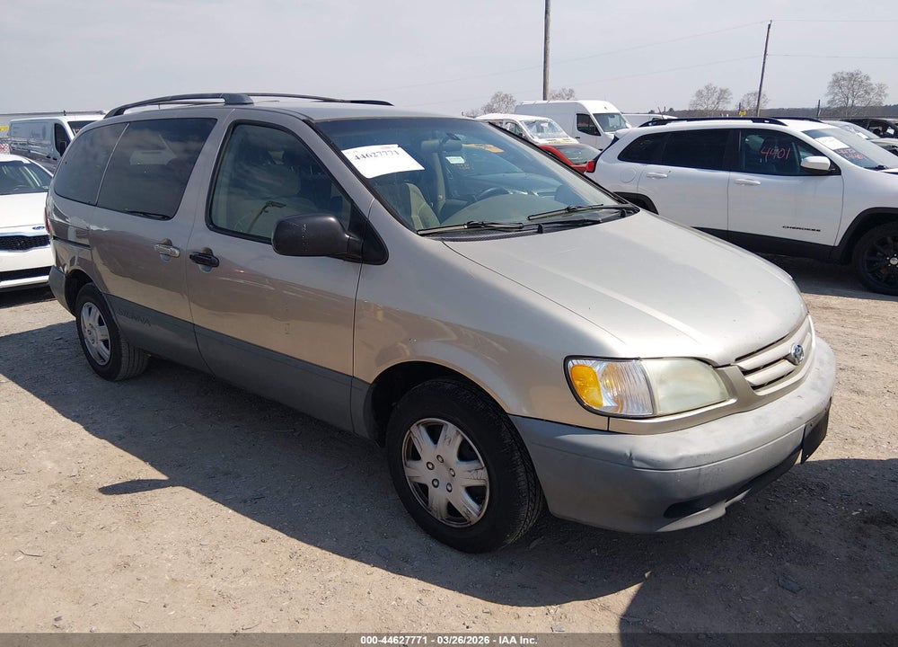 2001 TOYOTA SIENNA LE VIN: 4T3ZF13C91U399344