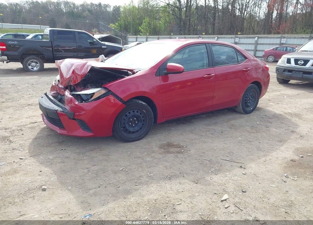 2014 TOYOTA COROLLA LE VIN: 5YFBURHE7EP145826