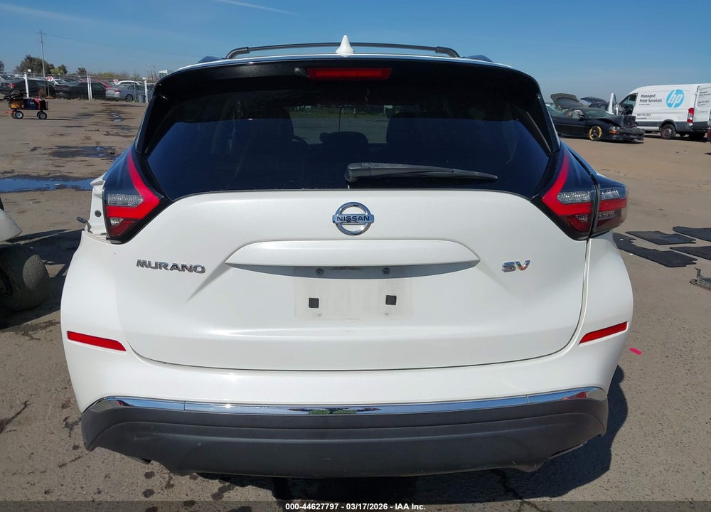 2019 NISSAN MURANO SV VIN: 5N1AZ2MJ5KN150325