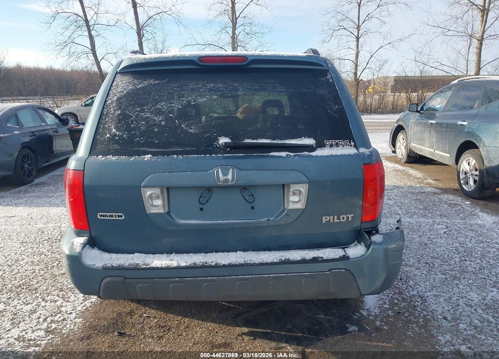 2005 HONDA PILOT EX-L VIN: 2HKYF18515H519625