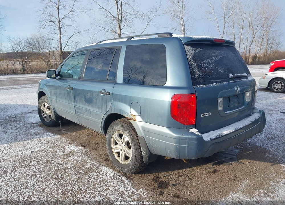 2005 HONDA PILOT EX-L VIN: 2HKYF18515H519625