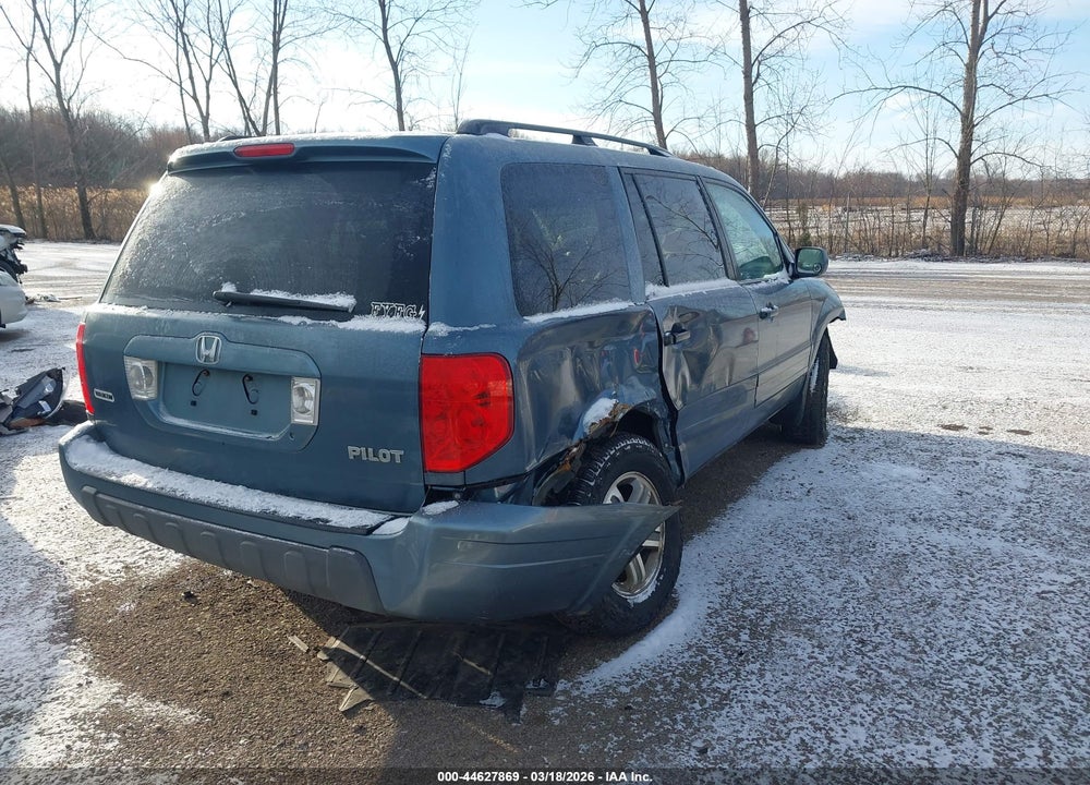 2005 HONDA PILOT EX-L VIN: 2HKYF18515H519625