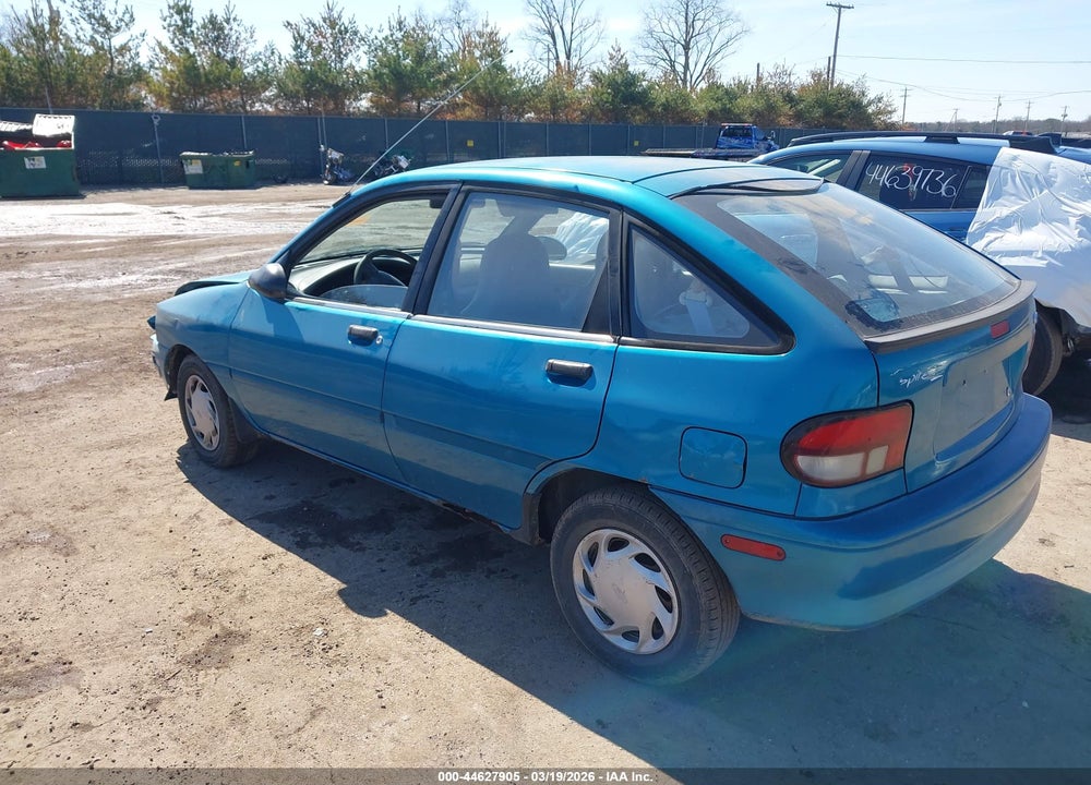 1995 FORD ASPIRE VIN: KNJLT06H6S6132937