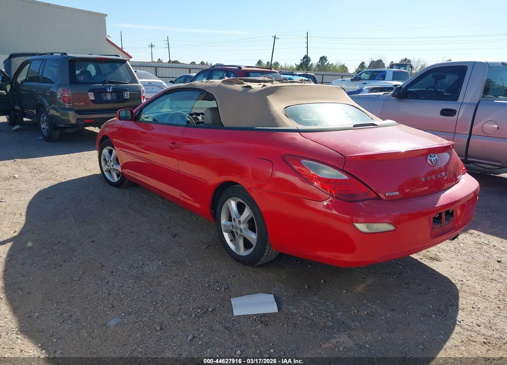 2007 TOYOTA CAMRY SOLARA SLE VIN: 4T1FA38P07U122821