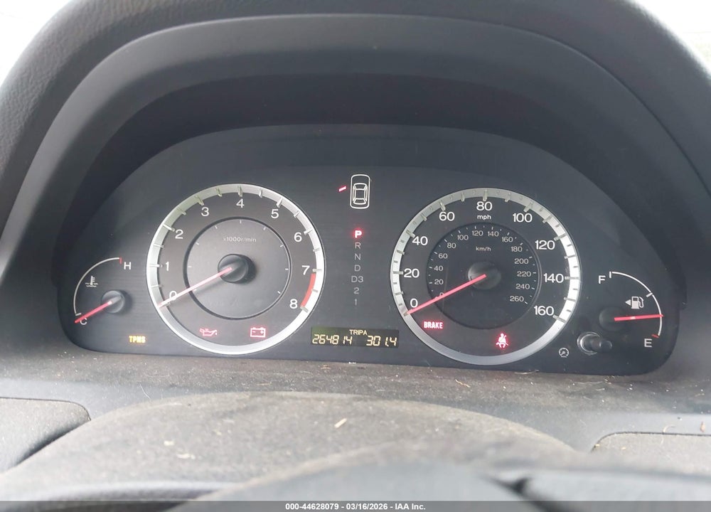 2009 HONDA ACCORD 2.4 EX VIN: 1HGCP26799A008163