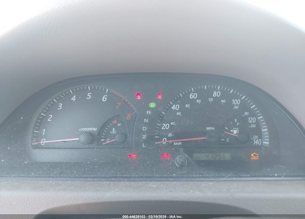 2002 TOYOTA CAMRY XLE V6 VIN: 4T1BF30KX2U030916