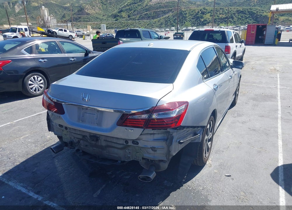 2016 HONDA ACCORD EX-L V-6 VIN: 1HGCR3F84GA020789