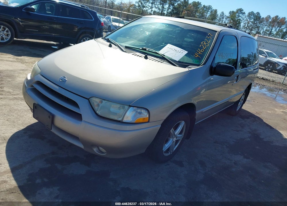 2001 NISSAN QUEST SE VIN: 4N2ZN16T41D815812