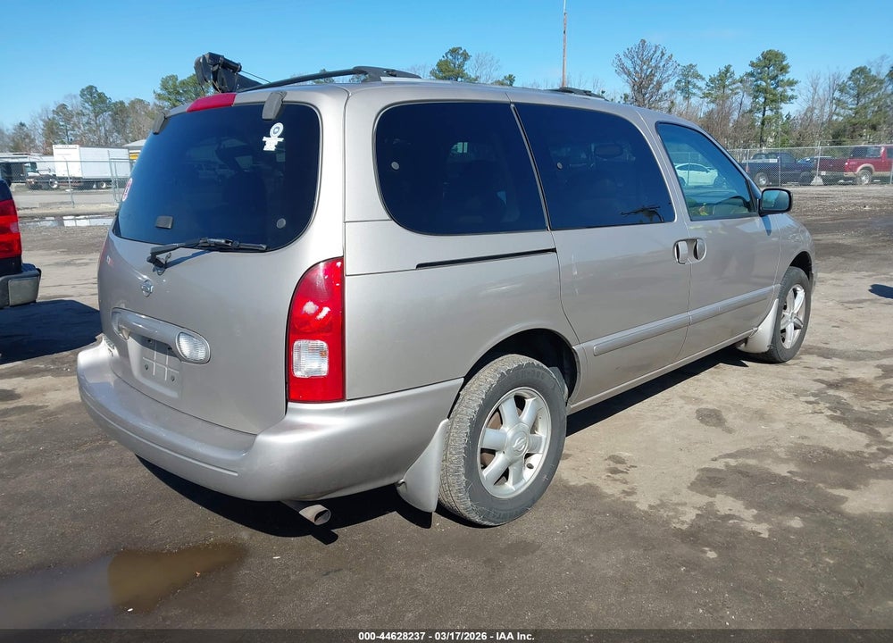 2001 NISSAN QUEST SE VIN: 4N2ZN16T41D815812
