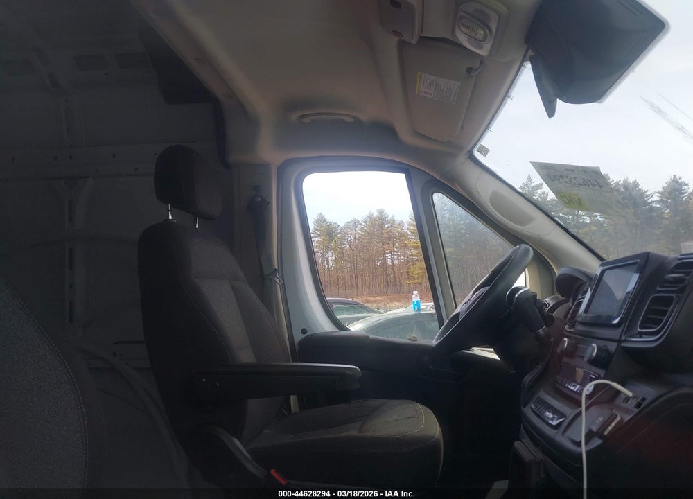 2022 RAM PROMASTER 2500 HIGH ROOF 159 WB VIN: 3C6LRVDG2NE125076