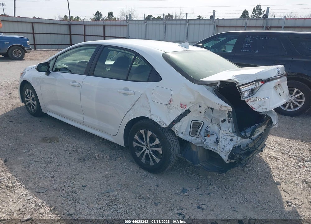 2022 TOYOTA COROLLA HYBRID LE VIN: JTDEAMDE4N3002811