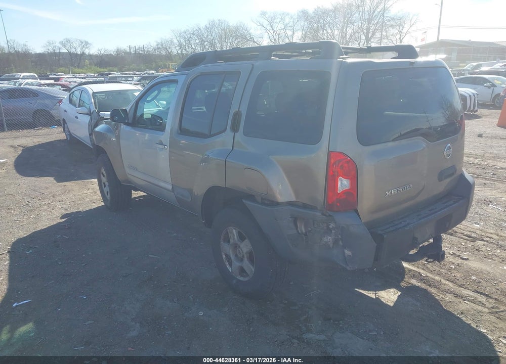 2005 NISSAN XTERRA S VIN: 5N1AN08W45C601136