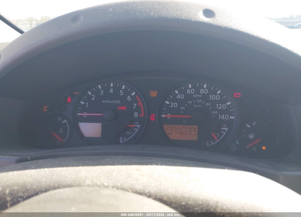 2005 NISSAN XTERRA S VIN: 5N1AN08W45C601136