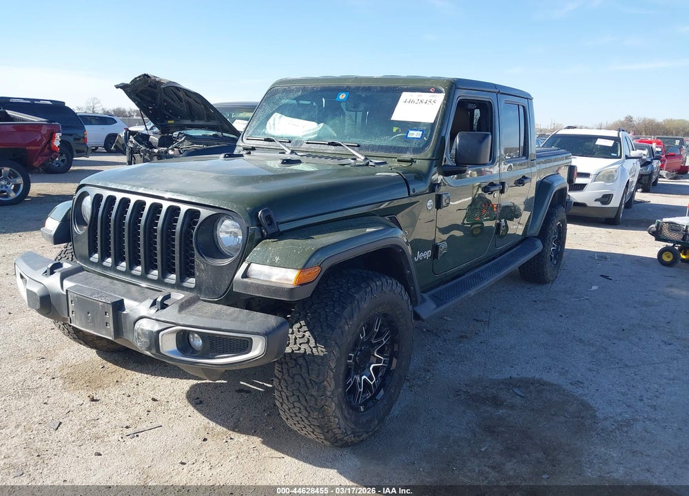 2022 JEEP GLADIATOR OVERLAND 4X4 VIN: 1C6HJTFG4NL134979