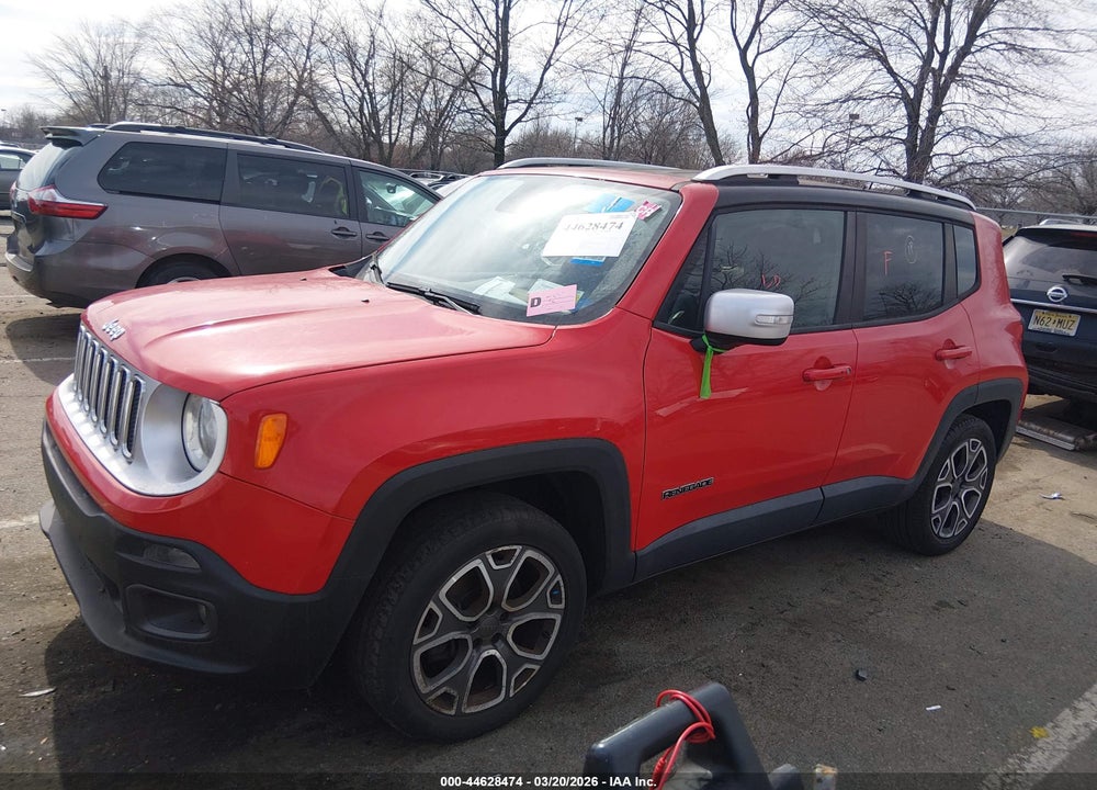 2015 JEEP RENEGADE LIMITED VIN: ZACCJBDT5FPB83411