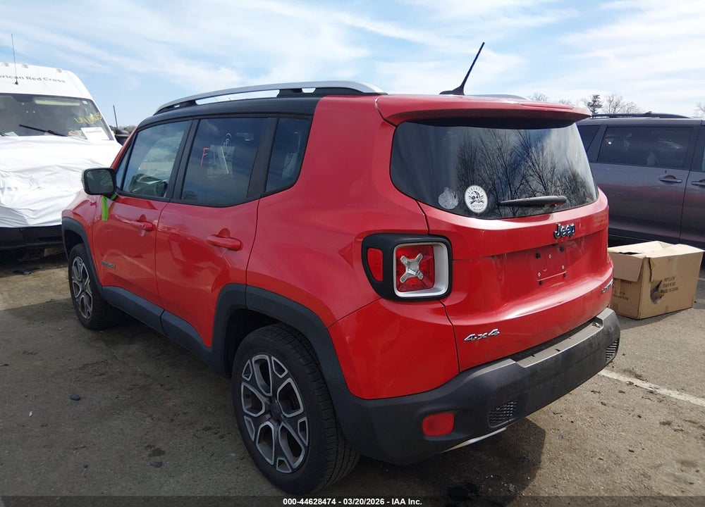 2015 JEEP RENEGADE LIMITED VIN: ZACCJBDT5FPB83411