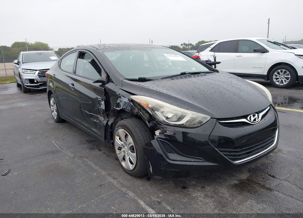2016 HYUNDAI ELANTRA SE VIN: 5NPDH4AE7GH768504