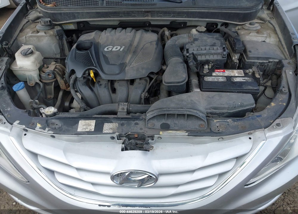 2013 HYUNDAI SONATA GLS VIN: 5NPEB4AC6DH661489
