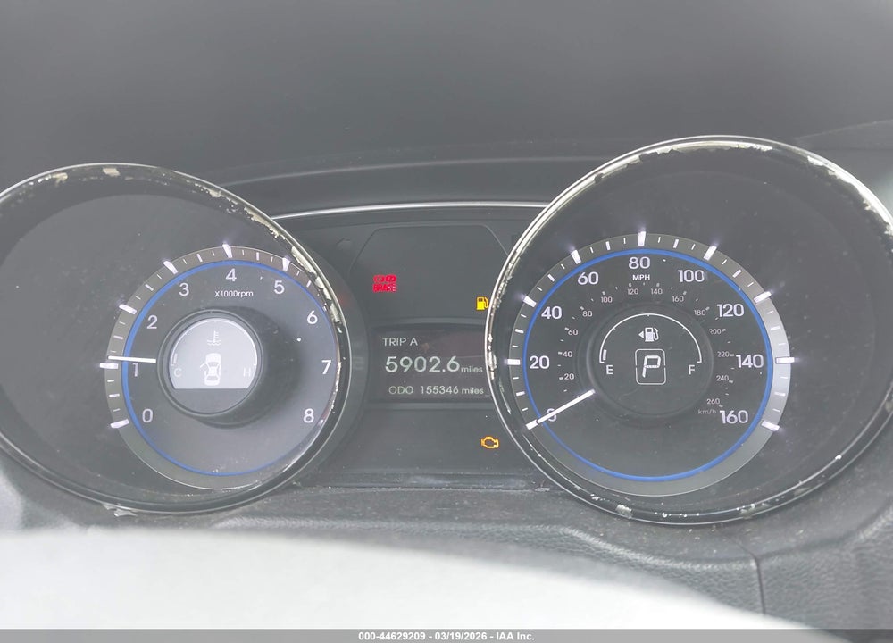2013 HYUNDAI SONATA GLS VIN: 5NPEB4AC6DH661489