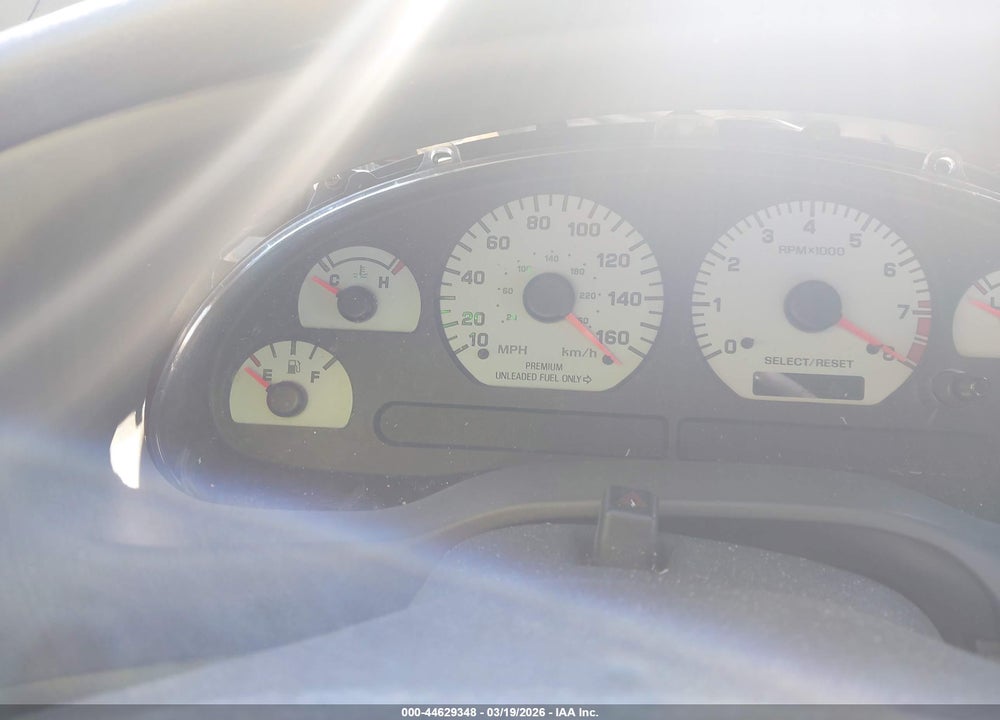 2001 FORD MUSTANG COBRA VIN: 1FAFP47V91F249917