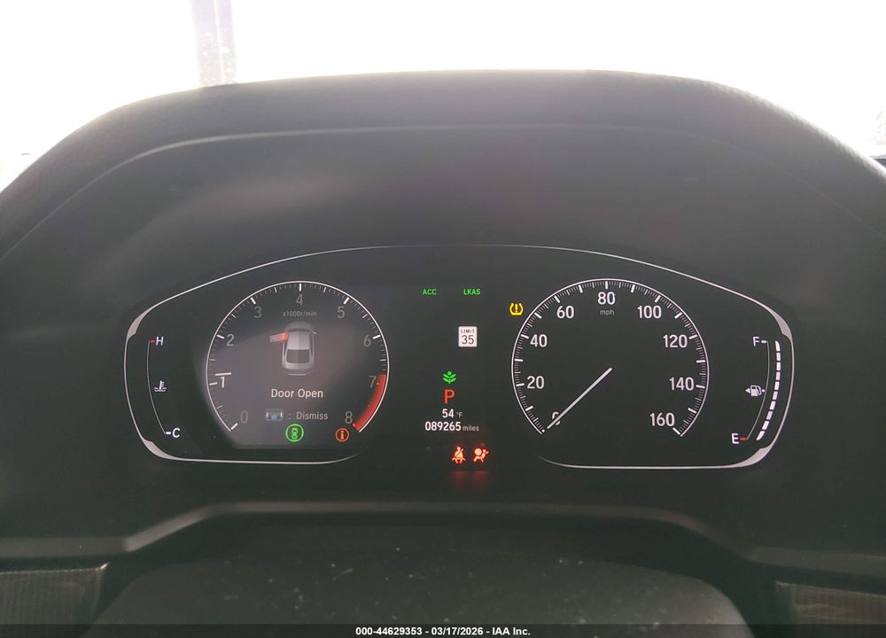 2019 HONDA ACCORD SPORT 2.0T VIN: 1HGCV2F3XKA026714