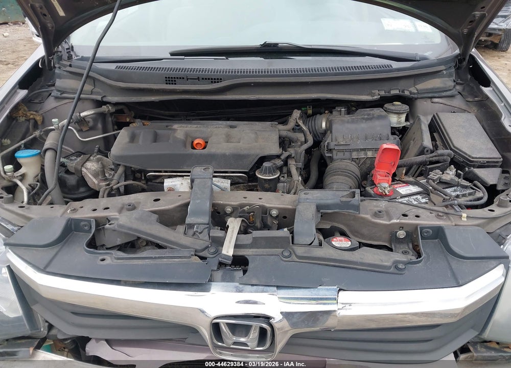 2012 HONDA CIVIC LX VIN: 19XFB2F58CE092649