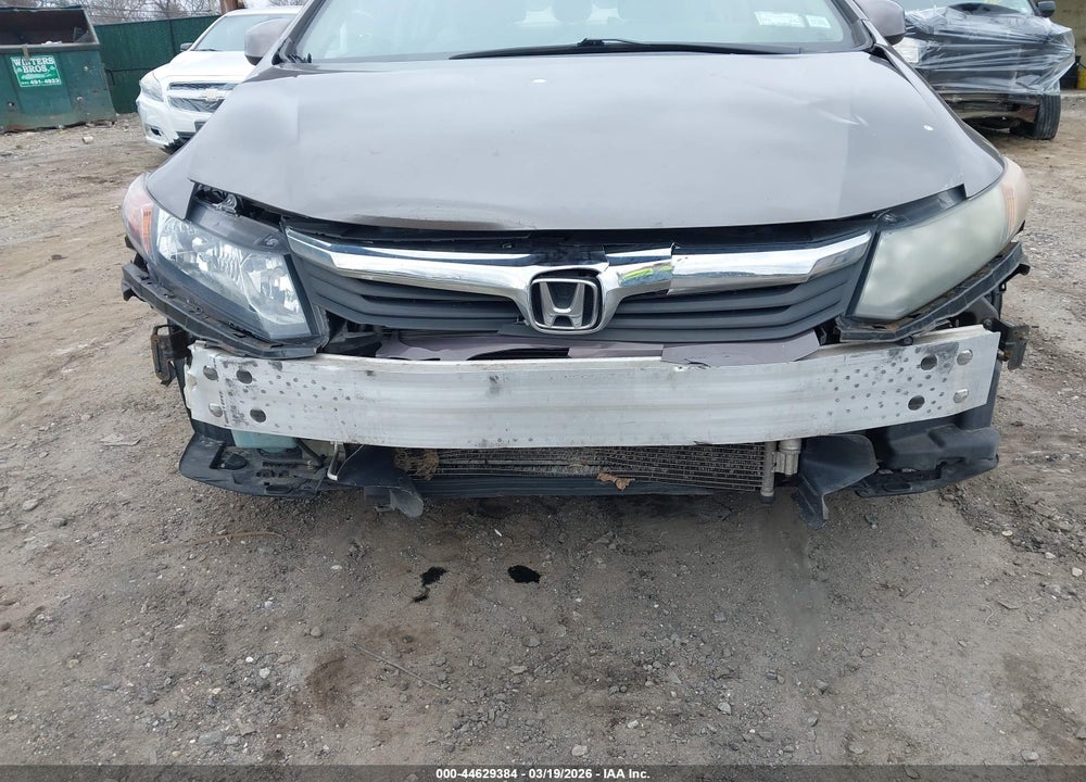 2012 HONDA CIVIC LX VIN: 19XFB2F58CE092649